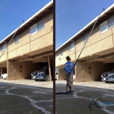 Gutter Cleaning at an Apartment Building in San Jose Thumbnail