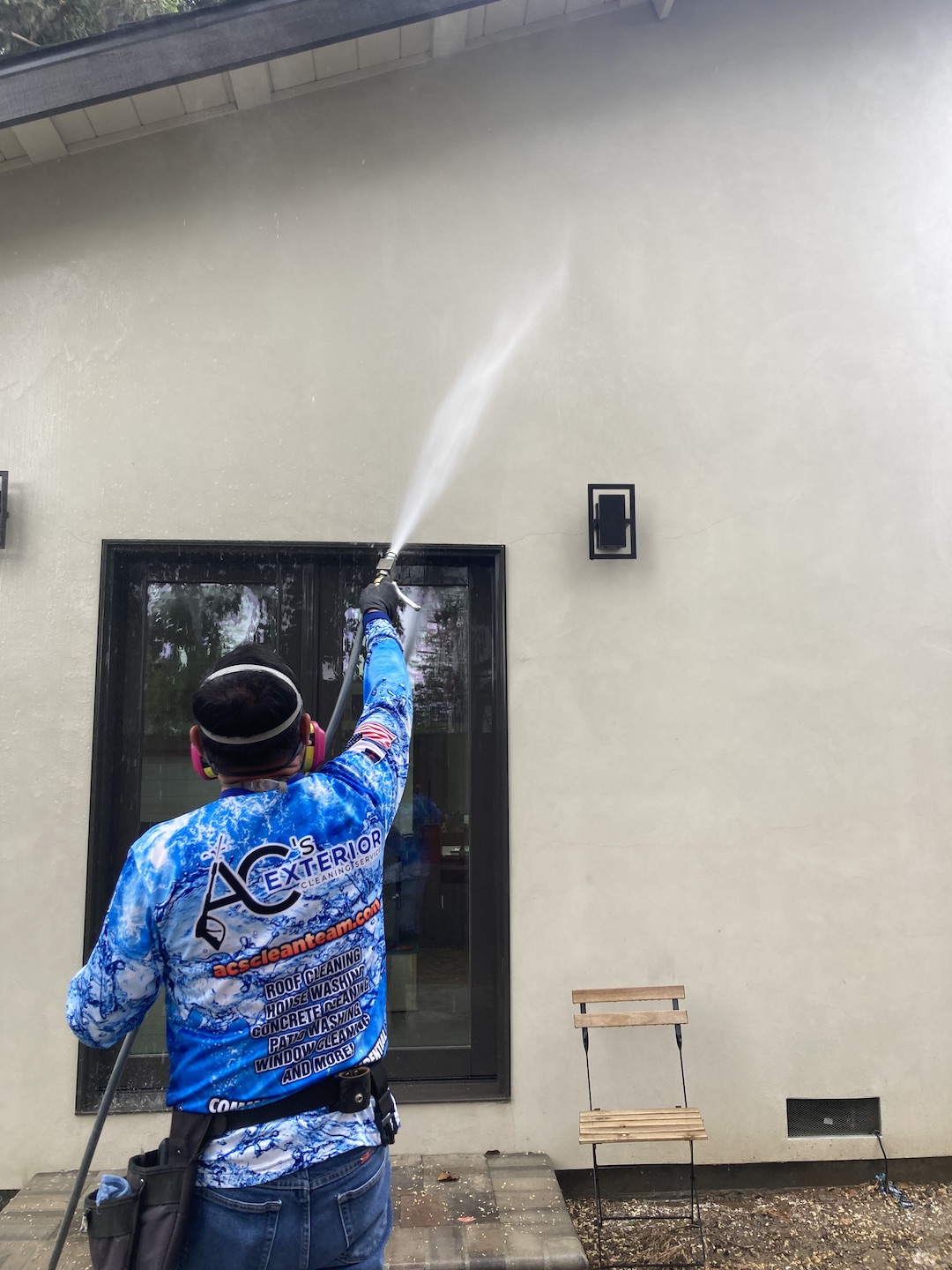 Exterior House Soft-Washing and Window Cleaning in San Jose, CA