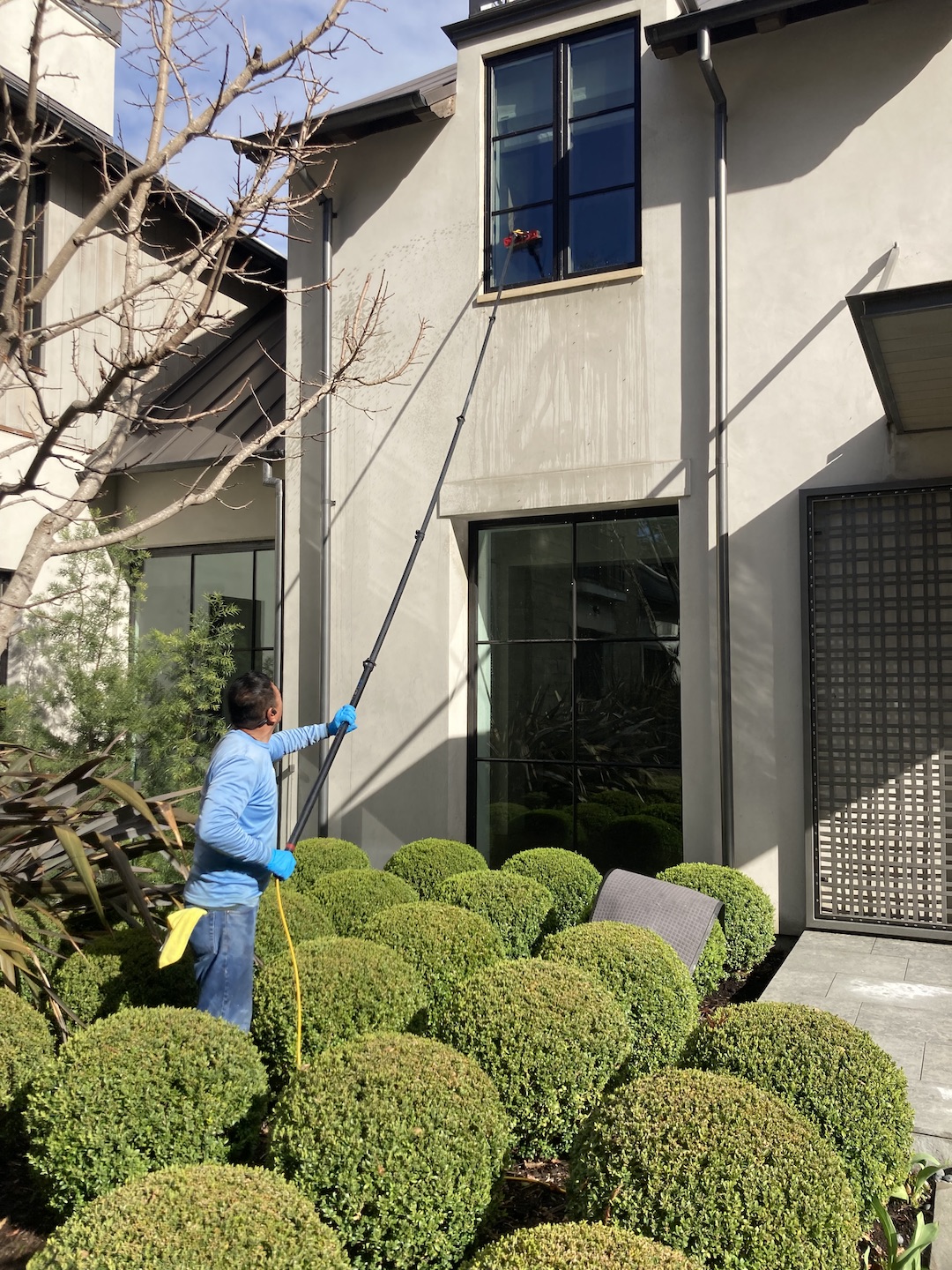 This Beautiful Estate in Atherton Needed Professional Window Cleaning Service